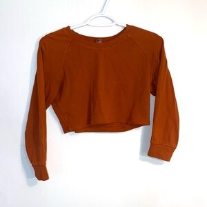 AMERICAN APPAREL Cropped Auburn Sweater 3/4 Sleeves